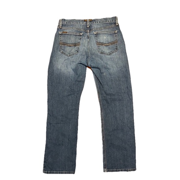 Ariat M4 Legacy Jeans Mens 30x32* Blue Relaxed Boot Cut Denim Stretch Western - Picture 3 of 6